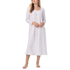 Eileen West Women's Sleeve Cotton Knit Long Gown