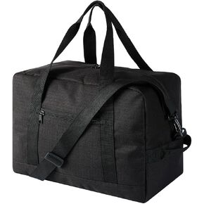Small Gym Bag 14 inch Mini Duffel Bag Carry-on Bag Lightweight Travel Bag, Carry on Luggage for Women and Men for Trips or Sports, Black