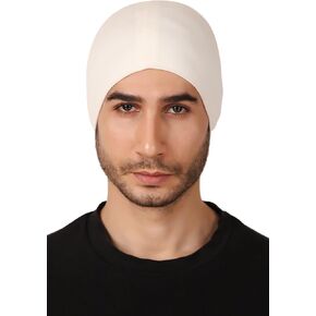 Men’s Bamboo Viscose Under Helmet Cap Multipurpose Skull Cap Sport Hair Cover Cap