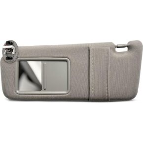 SAILEAD Sun Visor Replacement Compatible with 2007 2008 2009 2010 2011 Toyota Camry and Camry Hybrid with Sunroof and Light (Grey, Left Driver Side)