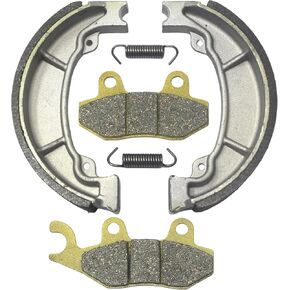 Front Rear Brake Pads Shoes for Honda Rebel 250 CMX250C 96 97 98 99 2000 2001 2002 2003 2004 2005 2006 2007 2008 2009 2010 2011 2012 2013 2014 - CMX250X 2015 2016 Brakes 318 FA135 MC0257