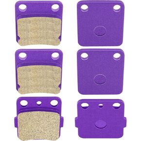 ECCPP Brake Pads Kits Fit for Yamah Wolverine 350 Warrior 350 Blaster 200 Banshee 350 Braking for Raptor 125 YFZ350 YFS200 YFM 350 YFS200 YFM125R, FA54 Front and Rear Brake Pads