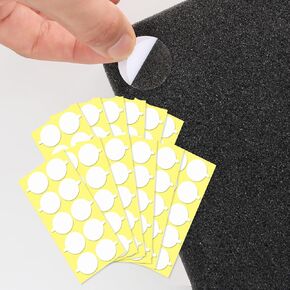 120Pcs Acoustic Foam Panels Tape, Removable Mounting Tape for Wall Double Sided Strong Adhesive Sound proofing Transparent Putty Clear Sticker Heavy Duty 1inch Round (120)