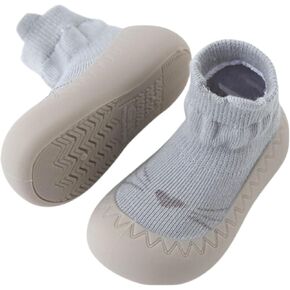 Baby Non-skid Sock Shoes Toddler Non Slip First Walking Shoes Infant Indoor Floor Slipper Sneaker 1/2 Pairs