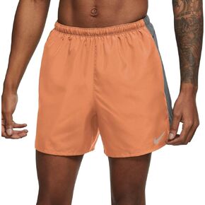 Challenger Brief-Lined 5 Inch Running Shorts Men Size 2XL Color Orange Trance