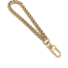 NEXT FASHION Wristlet Chain Braided Polished Gold - (5" 1/2)