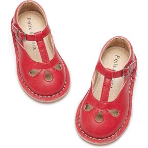 Felix & Flora Toddler Girl Mary Jane Dress Shoes - Ballet Flats for Girl Party School Shoes