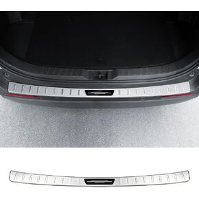 Exterior Rear Bumper Protector for Toyota RAV4 2024 2023 2022 2021 2020 2019 Accessories Stainless Steel Rear Bumper Guard Trunk Sill Protector (Black Brushed)