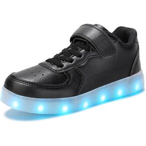 Padgene Kids LED Light Up Shoes USB Rechargeable Unisex Boys Girls LED Sneakers Cool Flashing Low Top Sneakers Luminous Shoes