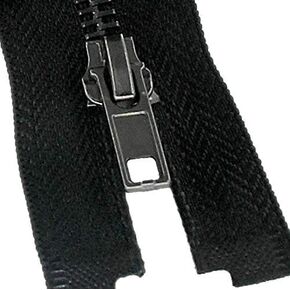 #8 26 Inch Separating Jacket Zipper Black Nickel 66cm Metal Zipper Heavy Duty Metal Zippers for Jackets Sewing Coats Crafts (26" Nickel)