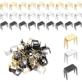 60Pcs Zipper Stoppers 5 Top & Bottom Zipper Stops Zippers Repair Kits for Bags Coats Jackets