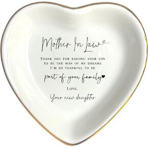 Mother In Law Gift, Ceramic Ring Dish, Mother of the Groom Gift, Mother Appreciation, Gift For Second Mom, Mother In Law Present, Future Mother Gift, Mother In Law Birthday Gift From Daughter In Law