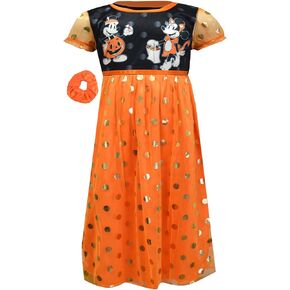 Girls Dress Like Minnie Mouse Halloween Party Nightgown