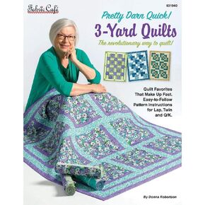 Fabric Cafe PDQ 3-Yard Quilts Bk, None Brown, 11 x 8.5 x 0.06