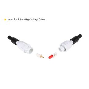 Cloudray High Voltage Cable Adapter Connector A for D4.2mm Connecting CO2 Power Supply and CO2 Laser Tube
