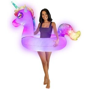 أنبوب حمام سباحة كبير قابل للنفخ بإضاءة LED من Poolcandy مقاس 42 بوصة LED in Kuwait