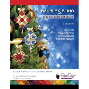 Bauble & Bling Folded Ribbon Ornament Pattern