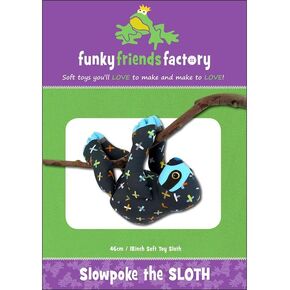 FUNKY FRIENDS FACTORY Slowpoke Sloth Sewing Pattern
