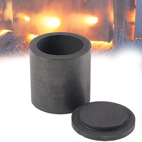 40*40mm High Purity Jewelry Tools Graphite Melting Crucible Casting With Lid Cover Crucible Furnace