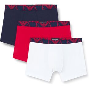 Emporio Armani Men's Bold Monogram 3-Pack Boxer