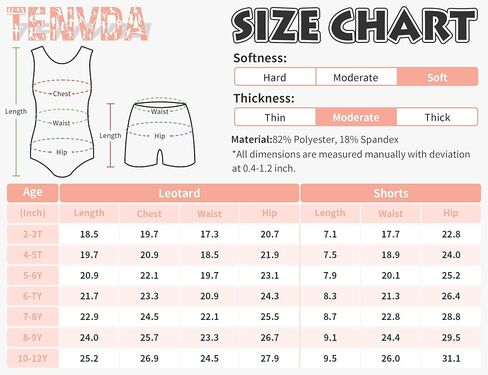 TENVDA Bundles of Gymnastics Leotards for Girls 5-6 Years Old Pink Blue Marble and Stripes Print Sleeveless Tumbling Outfit Matching Shorts Sets in Kuwait