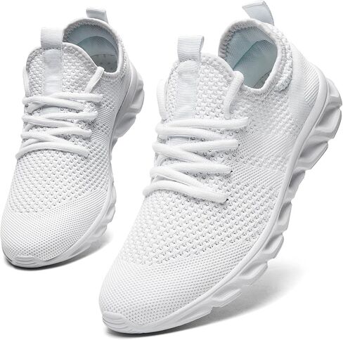 Oltyutc Tennis Gym Shoes for Women Lightweight Running Sneakers | Slip On Walking Footwear, Lightweight Breathable for All-Day Comfort, Suitable Outdoor Indoor Light Sports in Saudi Arabia