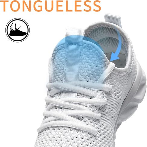 Oltyutc Tennis Gym Shoes for Women Lightweight Running Sneakers | Slip On Walking Footwear, Lightweight Breathable for All-Day Comfort, Suitable Outdoor Indoor Light Sports in Saudi Arabia
