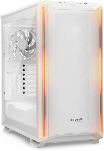 be quiet! Dark Base 701 | Midi Tower PC Case | Mesh Front | Airflow Optimized | 3 Pre-Installed Silent Wings 4 Fans | ARGB Lighting with Controller | Tempered Glass | PWM and ARGB Hub | White | BGW59 in Kuwait