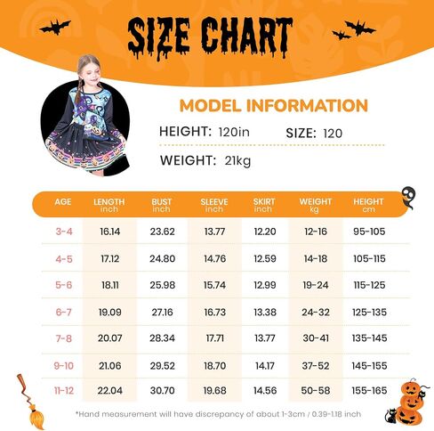 LQSZ Halloween Girls Skirt Sets Dress Cat Pumpkin Tops Long Sleeves Tutu Skirts with Bag Outfits for 2-12Y Toddler Party Wear in Saudi Arabia