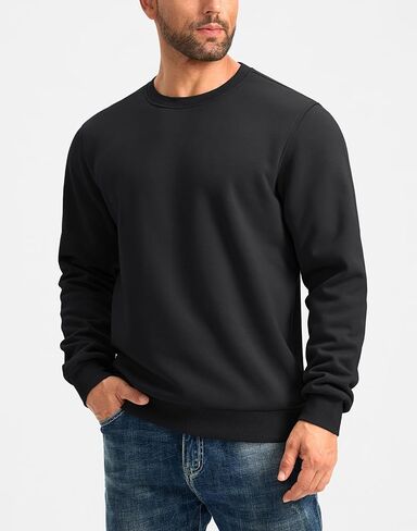 G تدريجي شيربا بلوزات مبطنة للرجال الصوف Crewneck البلوز البلوز القمصان الدافئة لفصل الشتاء in Kuwait