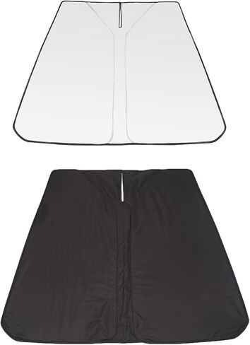 مظلة للزجاج الأمامي لسيارة Tesla Cybertruck 2024، غطاء كامل لنافذة قابلة للطي درع حراري مع حقيبة تخزين لملحقات Cybertruck in Kuwait