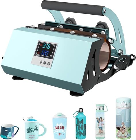 XDOVET Tumbler Heat Press Machine for 20oz-30oz Sublimation Blanks Tumblers Press, 11-16oz Mug Press, Coffee Mugs Cup Press Glass Water Bottle DIY Heat Transfer in Kuwait