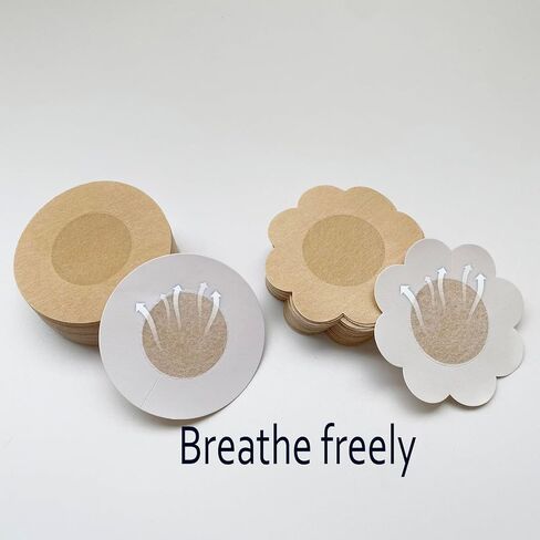 70 pcs Breast Covers Nipple Cover Pasties,Disposable Breast Pasties Stickers,Self-Adhesive No Show Bra in Saudi Arabia