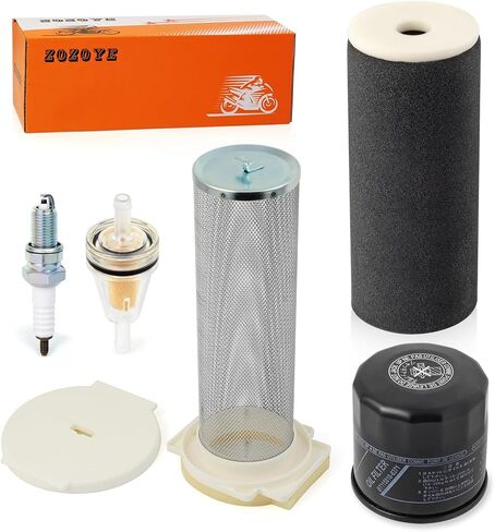 Air Filter Kit Guide & End Cap Oil Filter Spark Plug For Yamaha Grizzly 660 Yfm660 2002 2003 2004 2005 2006 2007 2008 in Saudi Arabia