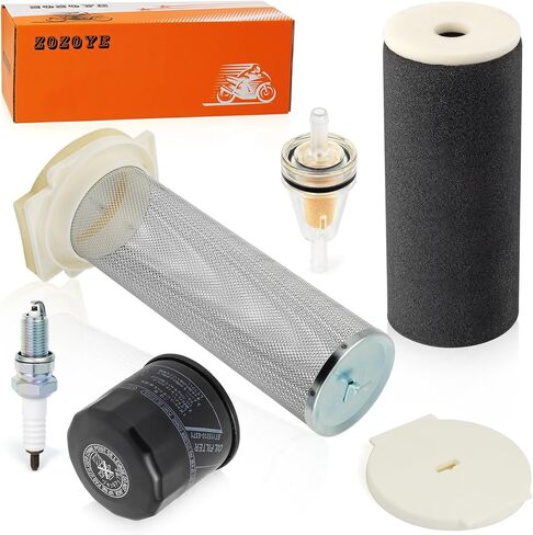 Air Filter Kit Guide & End Cap Oil Filter Spark Plug For Yamaha Grizzly 660 Yfm660 2002 2003 2004 2005 2006 2007 2008 in Saudi Arabia