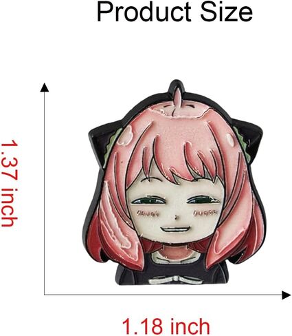 Anime Enamel Pin Lovely Character Brooch Lapel Pin Anime Enamel Badge for Backpacks Clothes Teens Collectors Fans in Saudi Arabia