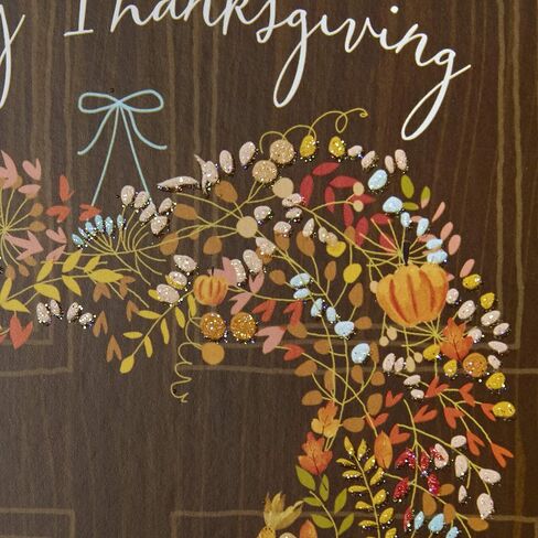 Hallmark Pack of Thanksgiving Cards, Rustic Wreath (6 Cards with Envelopes) in Saudi Arabia