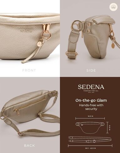 Anti Pickpocket Bag - RFID Crossbody Bag for Travel, Adjustable Strap Multiple Compartments Anti Theft Crossbody Bags for Women Vegan Travel Size Essentials Crossbody Bags for Women Large Size in Saudi Arabia