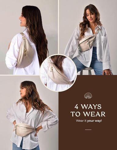 Anti Pickpocket Bag - RFID Crossbody Bag for Travel, Adjustable Strap Multiple Compartments Anti Theft Crossbody Bags for Women Vegan Travel Size Essentials Crossbody Bags for Women Large Size in Saudi Arabia