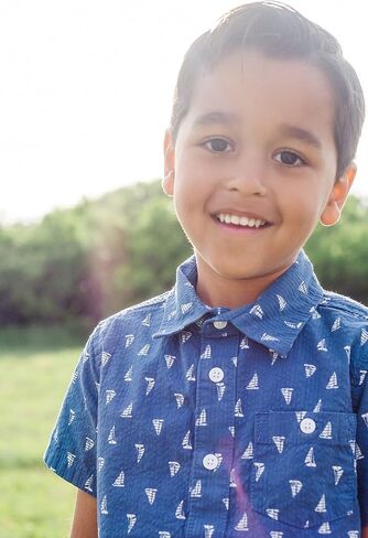 Hope & Henry Boys' Short Sleeve Poplin Button Down Shirt in Saudi Arabia