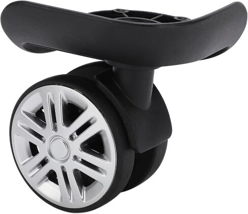 Luggage Suitcase Wheels, 1 Pair Trunk Wheels Luggage Wheel Spare Part Universal Wheel Replacement Suitcase Wheel Repair Replacement Mute Wheels for Luggage Suitcase Trolley in Saudi Arabia