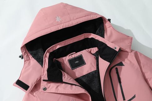 KAIDER Women's Plus Size Waterproof Ski Jacket Winter snow outdoor warm hooded raincoat Mountain Windbreaker Coat in Saudi Arabia