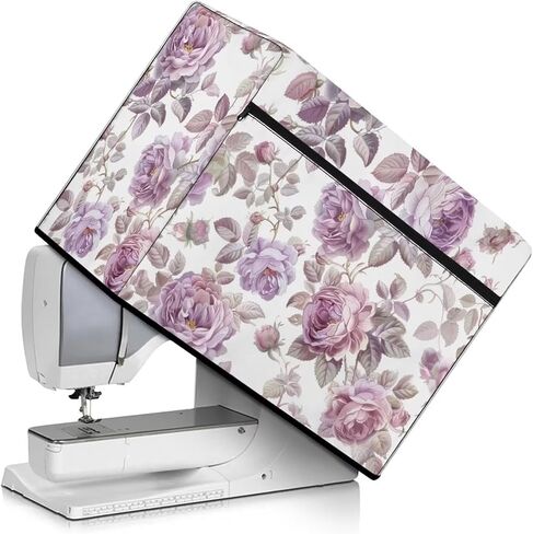 Cover for Sewing Machine Pattern Large Sewing Machine Dust Cover Wood Grain Sunflower Compatible with Most Standard Sewing Machines Decor Cover Accessories in Kuwait