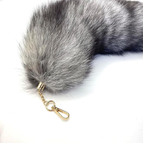 Therian tail Fluffy Fox Tail Fur Fox Tail Keychain furry tail Costume Cosplay Accessorie Furry Wolf Tail Handbag in Saudi Arabia