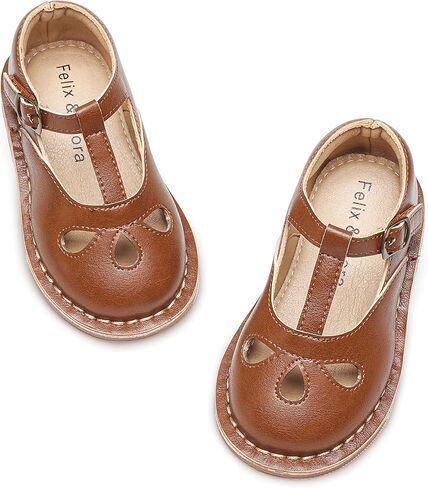 Felix & Flora Toddler Girl Mary Jane Dress Shoes - Ballet Flats for Girl Party School Shoes in Saudi Arabia