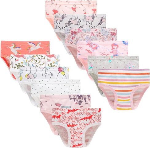 Barara King Little Girls' Soft Cotton Underwear Toddler Undies Kids panties in Saudi Arabia