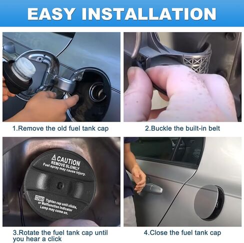 غطاء خزان الوقود بغطاء غاز متوافق مع Toyota Leuxs 4Runner Avalon Corolla Highlander Matrix Sequoia Sienna Es300 Gs300 استبدال #77300-33070 in Kuwait