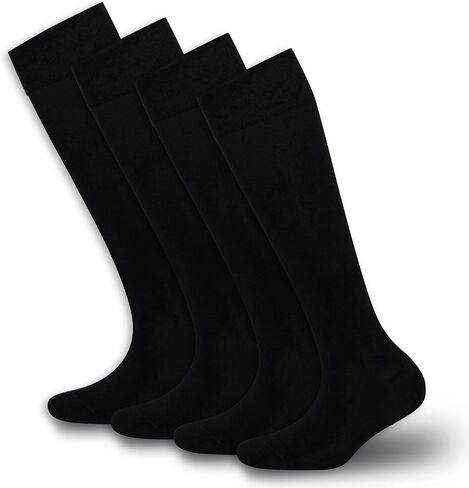 Women’s Bamboo Knee High Socks- Super Soft, Odor Free-4 Pairs in Saudi Arabia
