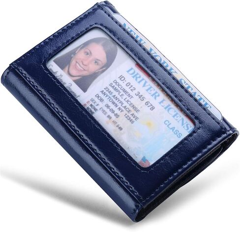 Womens RFID Blocking Credit Card Holder Small Leather Accordion Wallet in Saudi Arabia