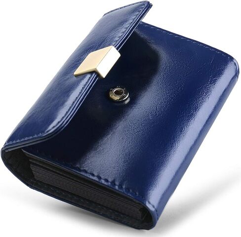 Womens RFID Blocking Credit Card Holder Small Leather Accordion Wallet in Saudi Arabia